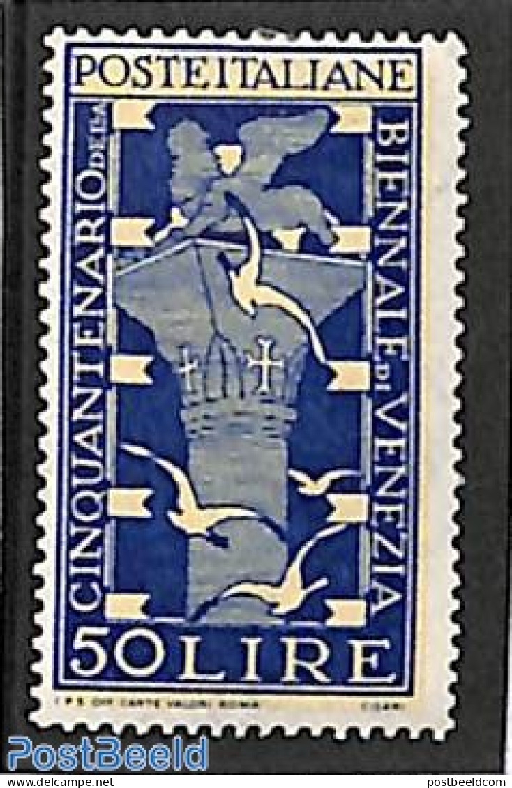 Italy 1949 50L, Stamp Out Of Set, Mint NH - Andere & Zonder Classificatie