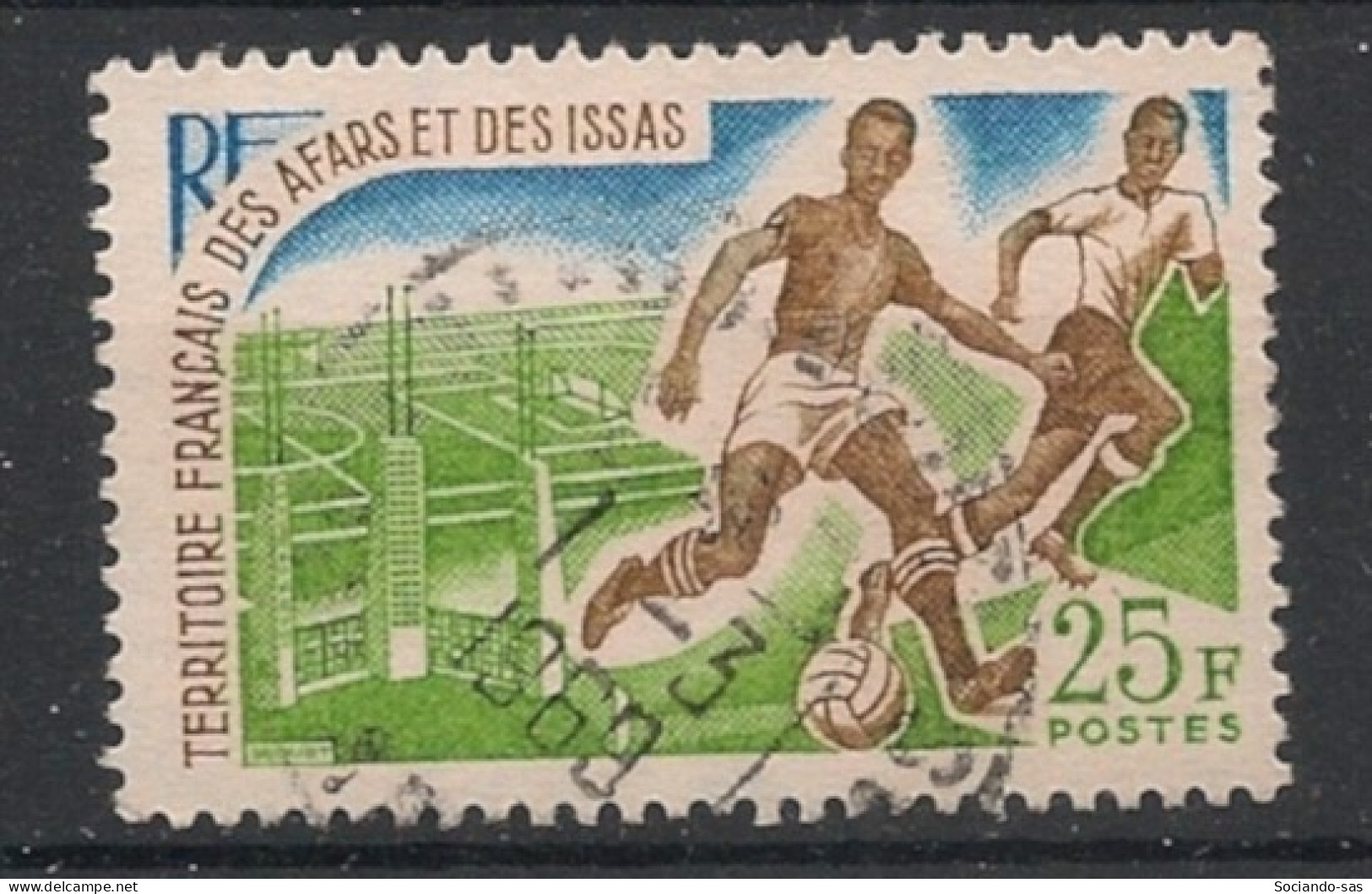 AFARS ET ISSAS - 1967 - N°YT. 334 - Football - Oblitéré / Used - Usados