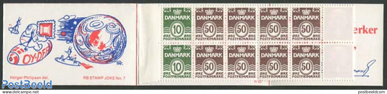 Denmark 1981 Definitives Booklet, Mint NH, Stamp Booklets - Unused Stamps