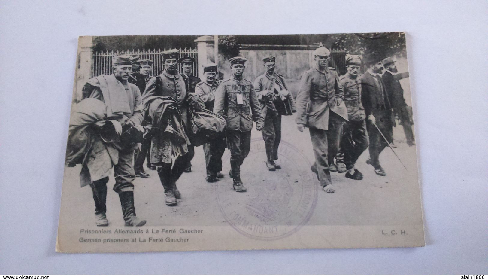 Carte Postale Ancienne ( S6 ) De La Ferté Gaucher , Prisonniers Allemands - La Ferte Gaucher