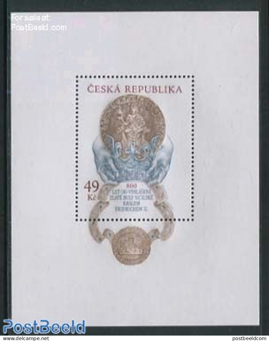Czech Republic 2012 Golden Bull Sicilia S/s, Mint NH, Various - Money On Stamps - Andere & Zonder Classificatie