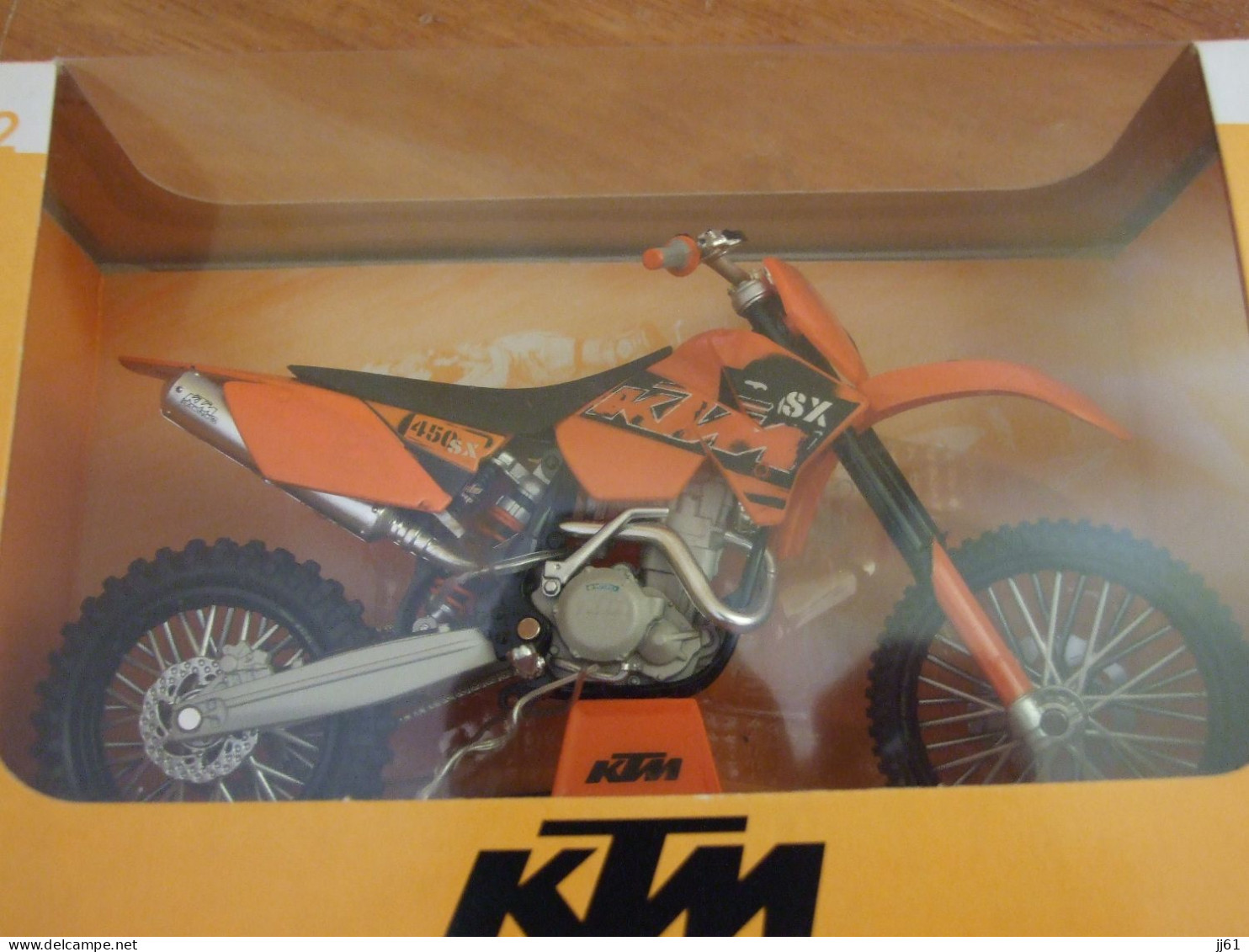 MOTO KTM 450 SX RACING / 06 ECHELLE 1/12 MOTOCROSS DANS SA BOITE D ORIGINE TRES BON ETAT VOIR PHOTOS - Motorfietsen