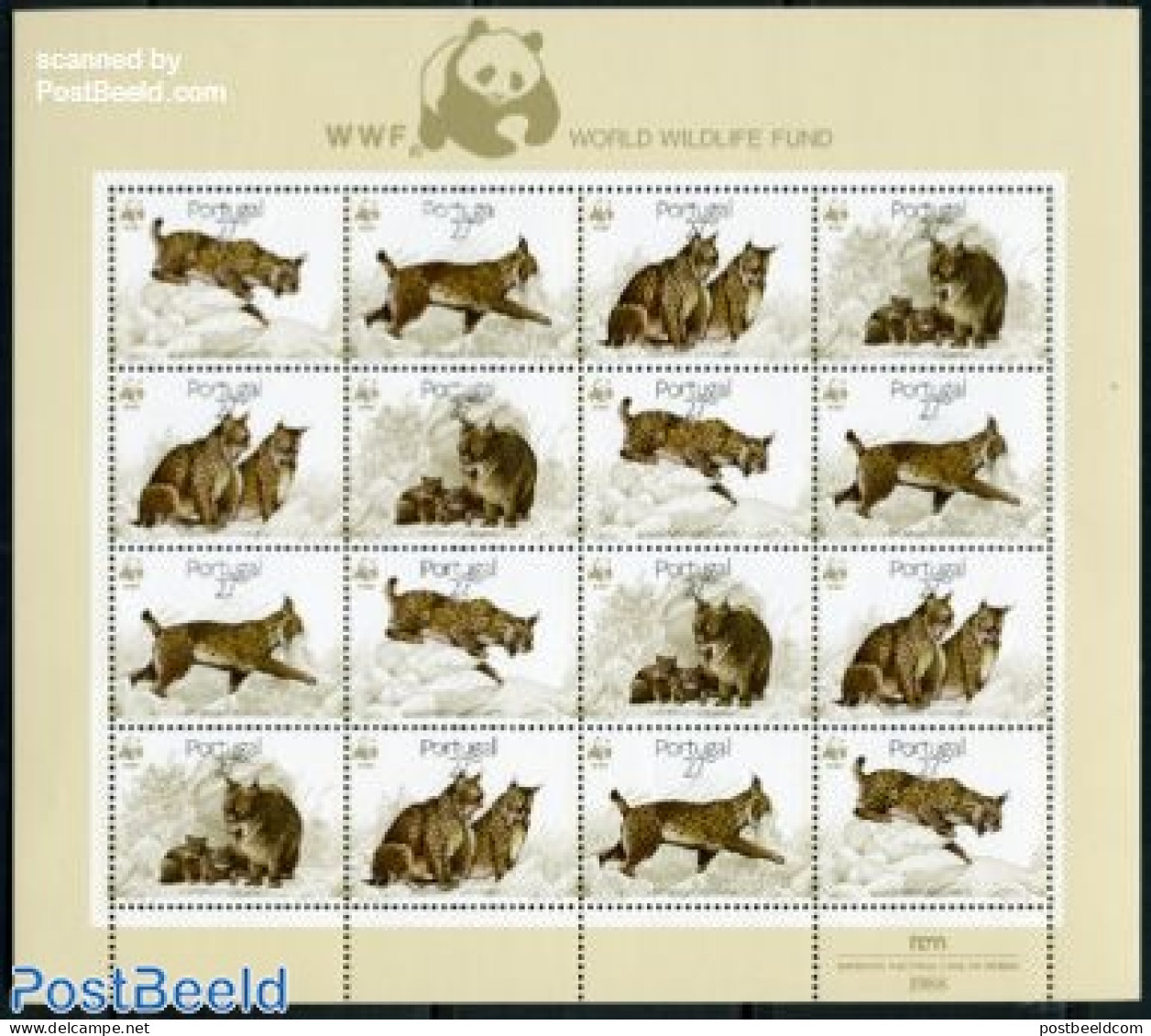 Portugal 1988 WWF M/s (with 4 Sets), Mint NH, Nature - Animals (others & Mixed) - Cat Family - World Wildlife Fund (WWF) - Ongebruikt