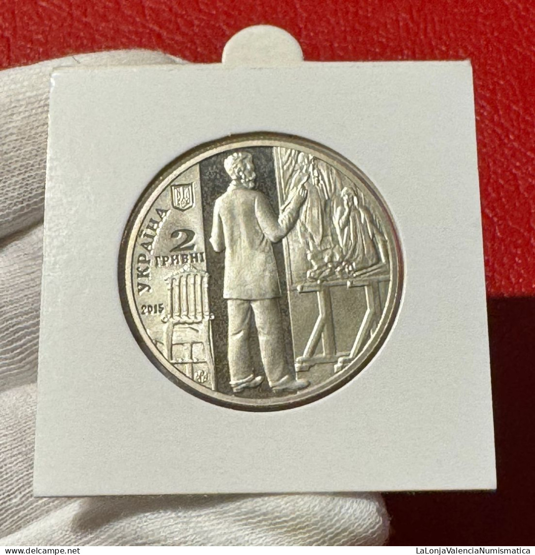 Ucrania Ukraine 2 Hryvni Oleksandr Murashko 2015 Km 768 Sc Unc - Ukraine