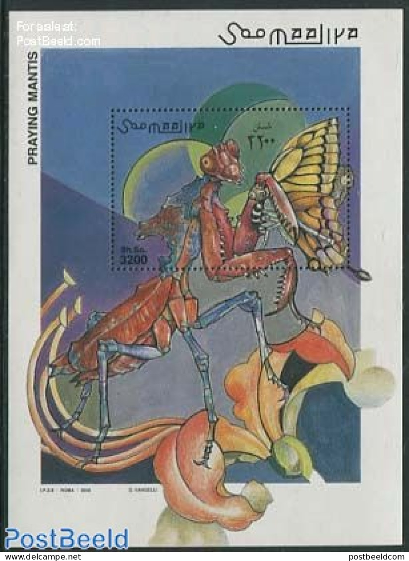 Somalia 2002 Insects S/s, Mint NH, Nature - Butterflies - Insects - Somalië (1960-...)