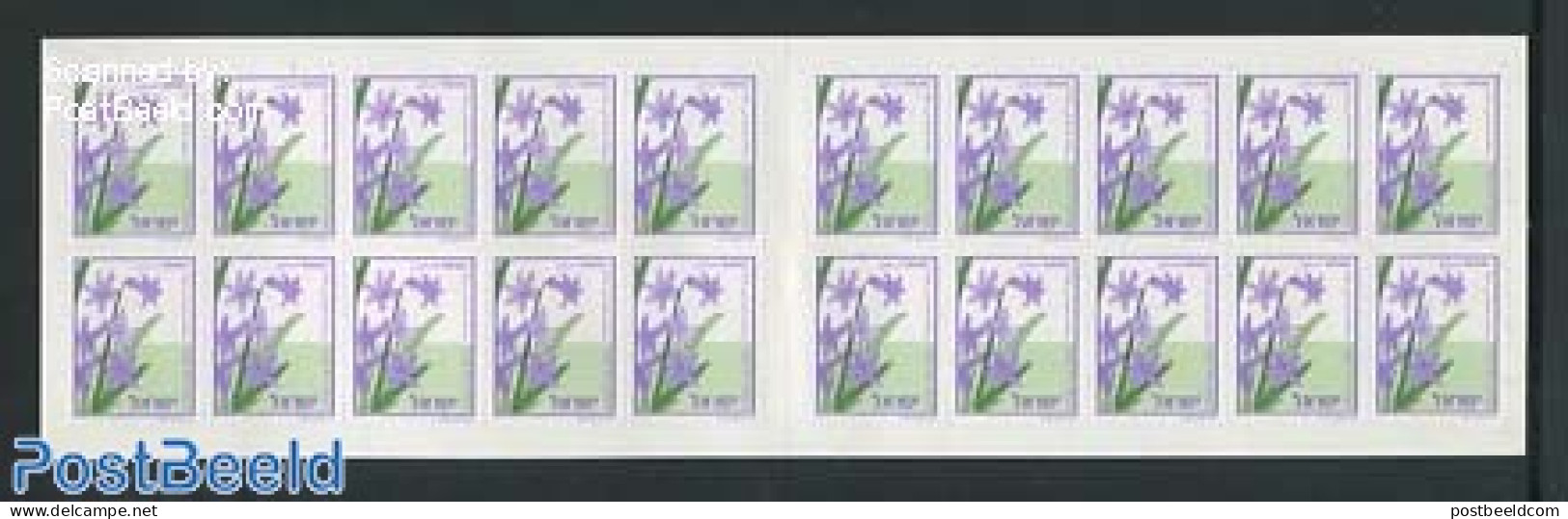 Israel 2003 Flower Booklet, Mint NH, Nature - Flowers & Plants - Stamp Booklets - Nuevos (con Tab)