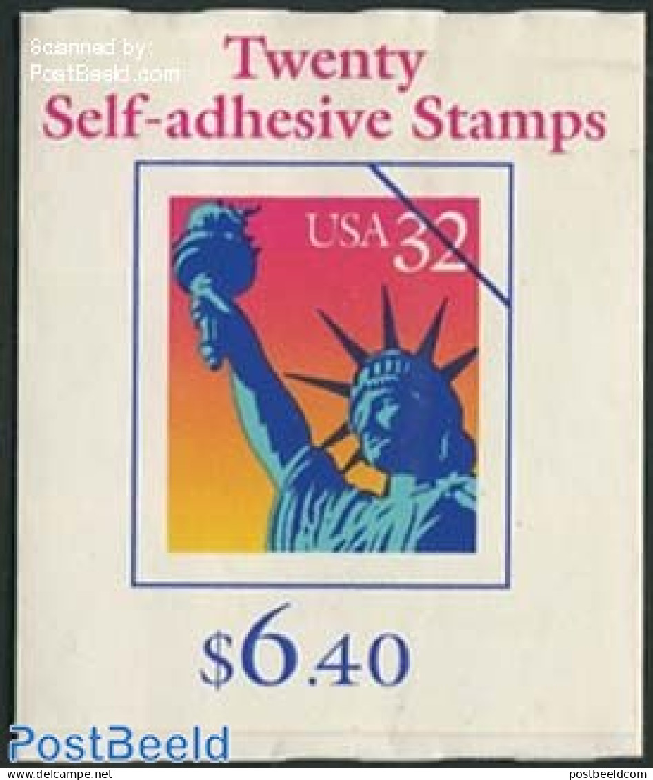 United States Of America 1997 Statue Of Liberty Booklet S-a, Mint NH, Stamp Booklets - Nuevos