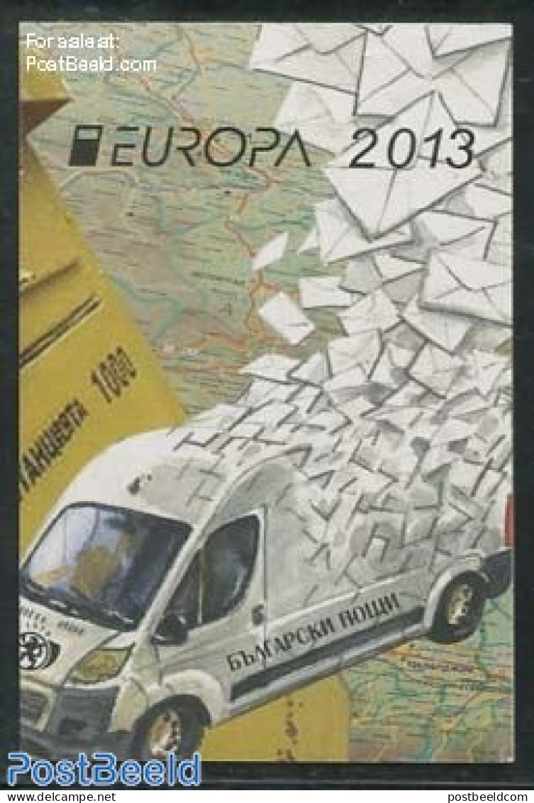 Bulgaria 2013 Europa, Postal Transport Booklet, Mint NH, History - Transport - Europa (cept) - Post - Stamp Booklets -.. - Ongebruikt