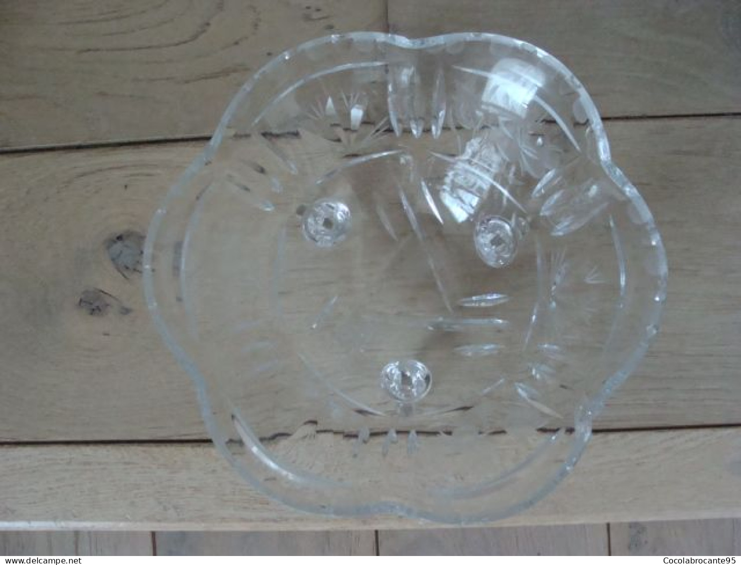 Coupe Tripode En Cristal Vintage - Verre & Cristal