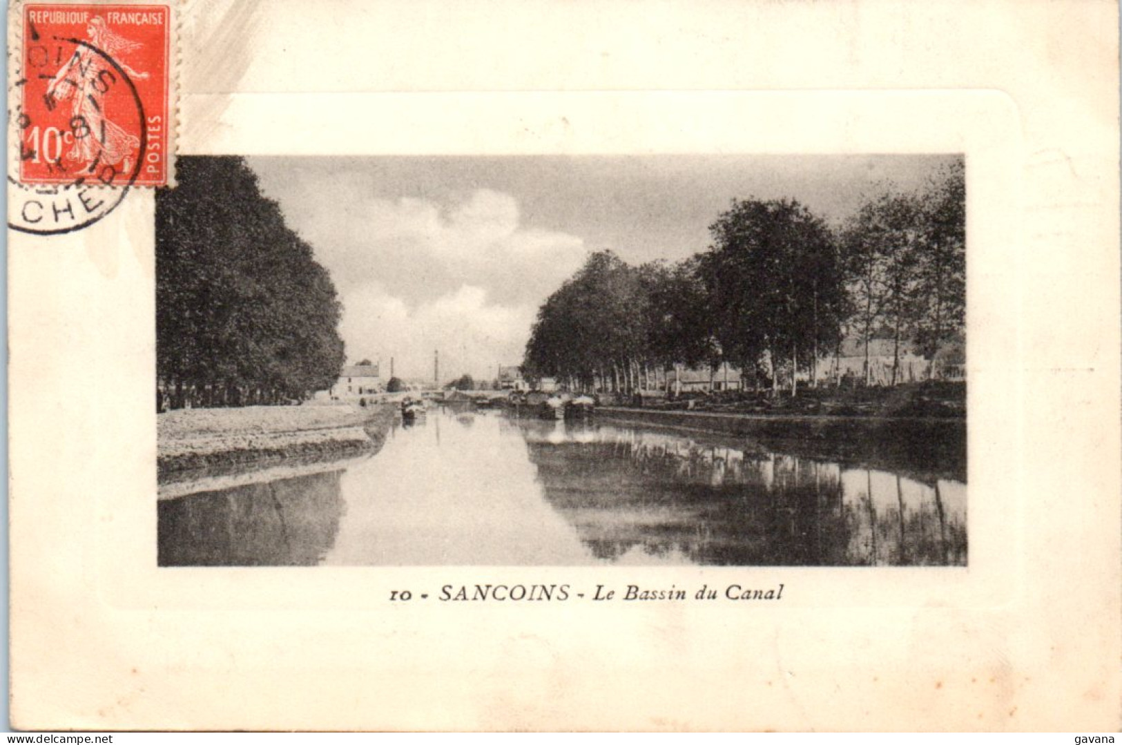 18 SANCOINS - Le Bassin Du Canal - Sancoins