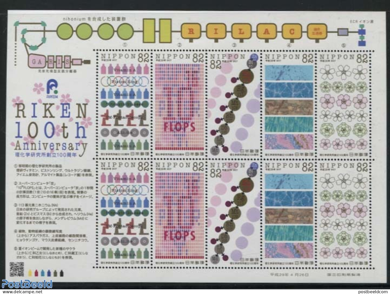 Japan 2017 Riken M/s, Mint NH, Health - Health - Unused Stamps