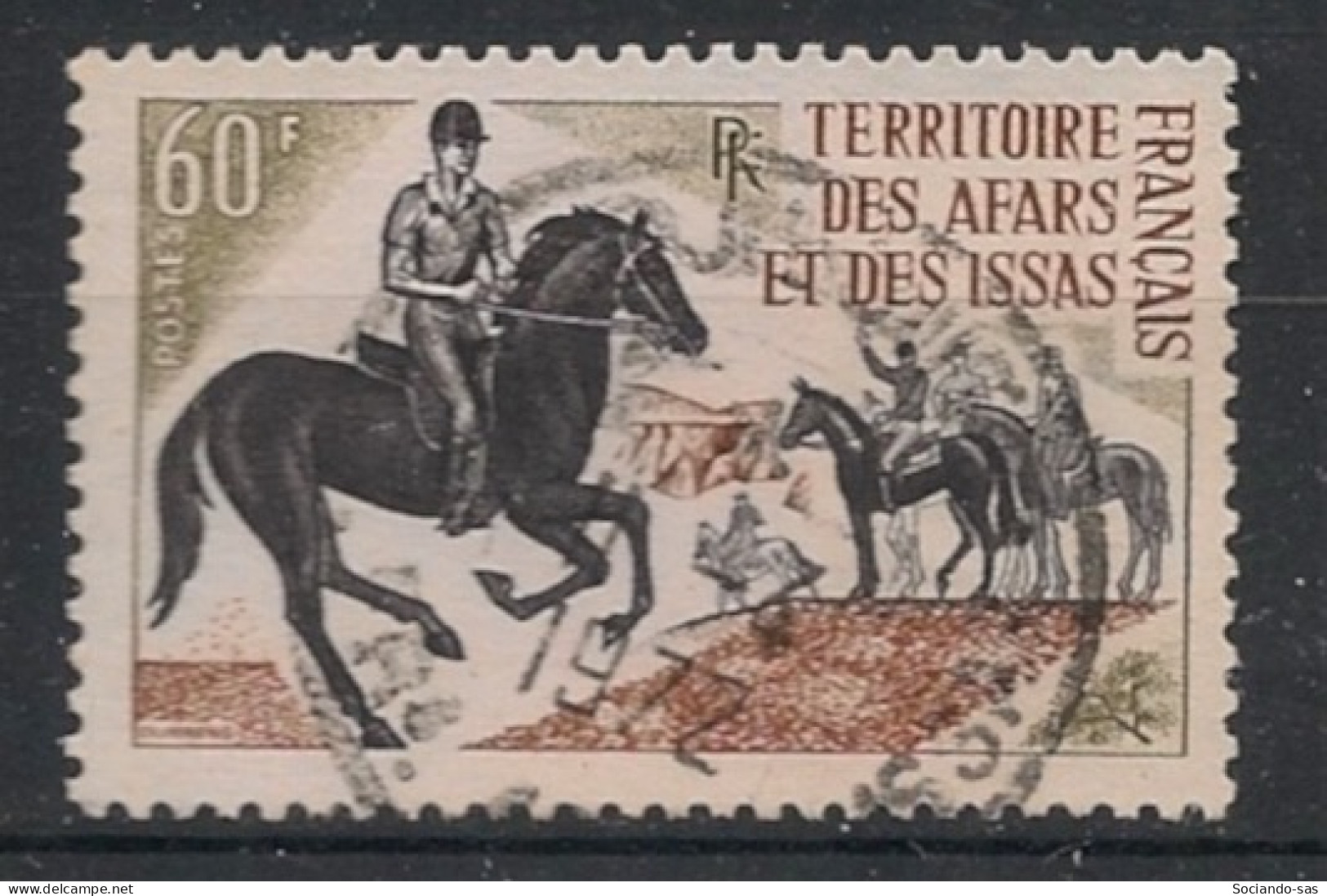 AFARS ET ISSAS - 1970 - N°YT. 366 - Hippisme - Oblitéré / Used - Gebruikt