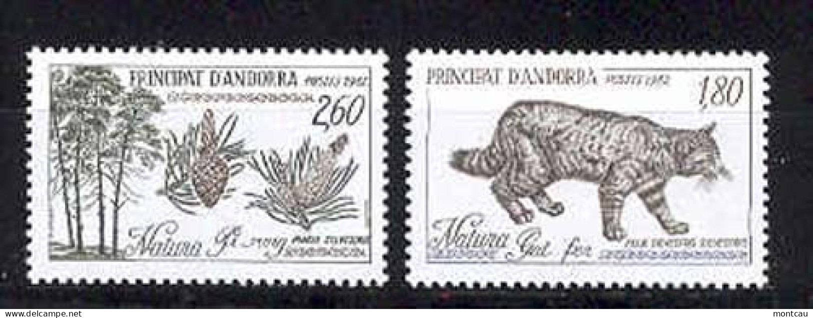 Andorra -Franc 1982 Naturaleza Y=306-07 E=327-28 (**) - Neufs