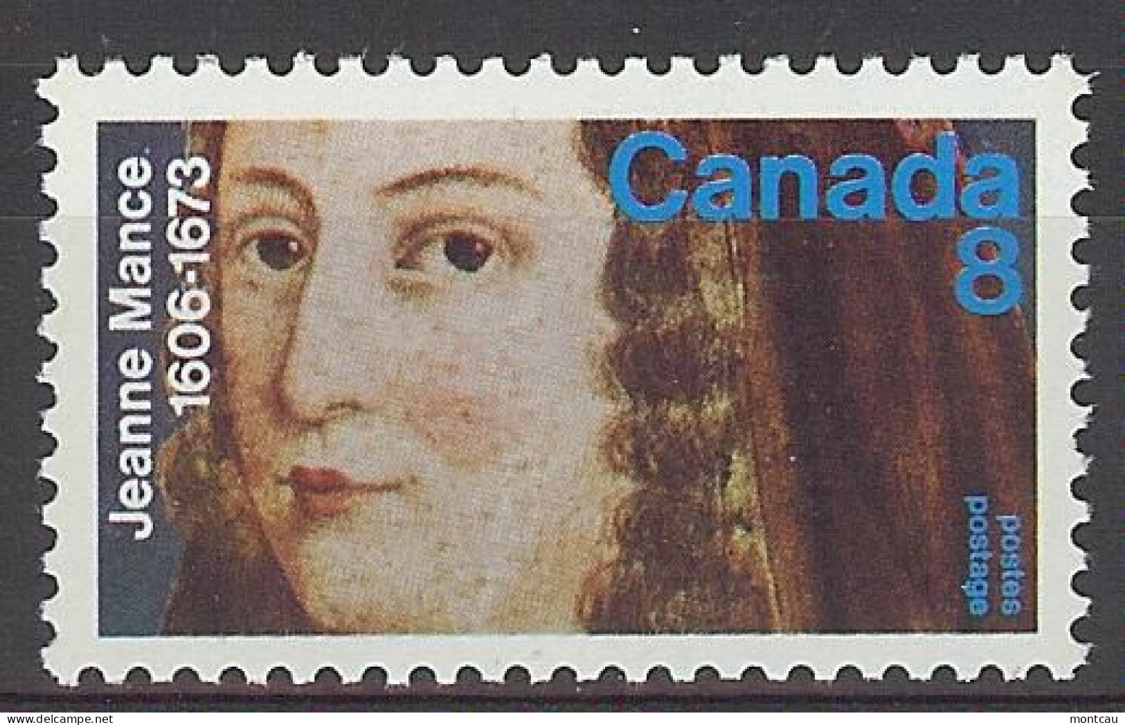 Canada 1973. Jeanne Mance . Sc=615 (**) - Unused Stamps