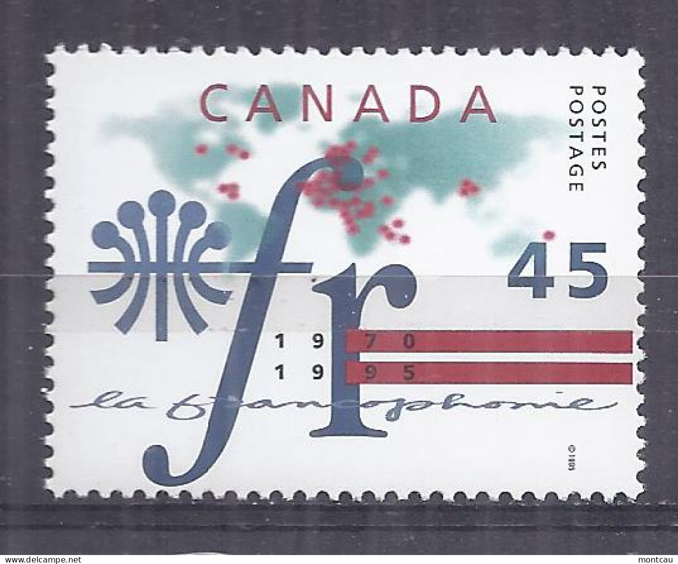 Canada 1995. Francofonia . Sc=1589 (**) - Nuovi