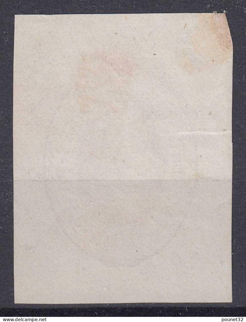 FRANCE ESSAI TYPE NAPOLEON LAURE PROJET PRIVE RENARD SANS VALEUR COULEUR CARMIN - Proofs, Unissued, Experimental Vignettes