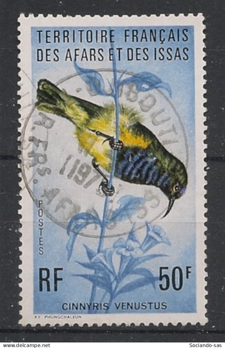 AFARS ET ISSAS - 1975 - N°YT. 411 - Oiseau 50f - Oblitéré / Used - Oblitérés