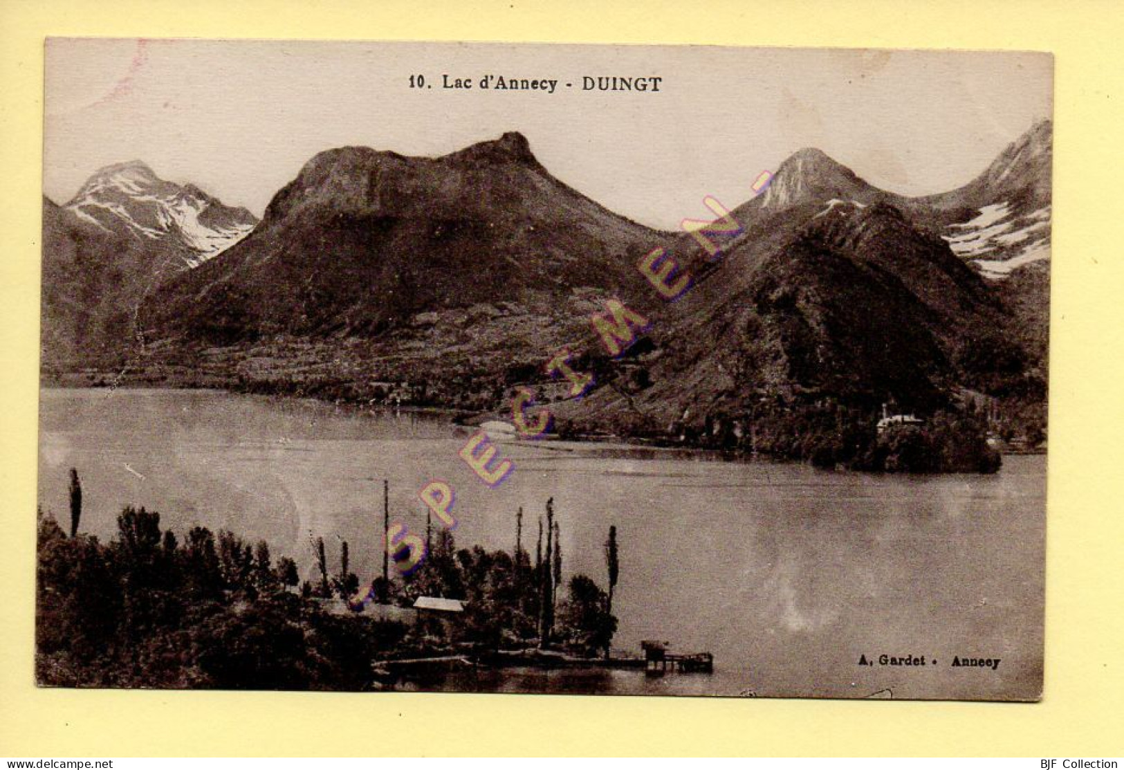 74. DUINGT - Lac D'Annecy (voir Scan Recto/verso) - Duingt