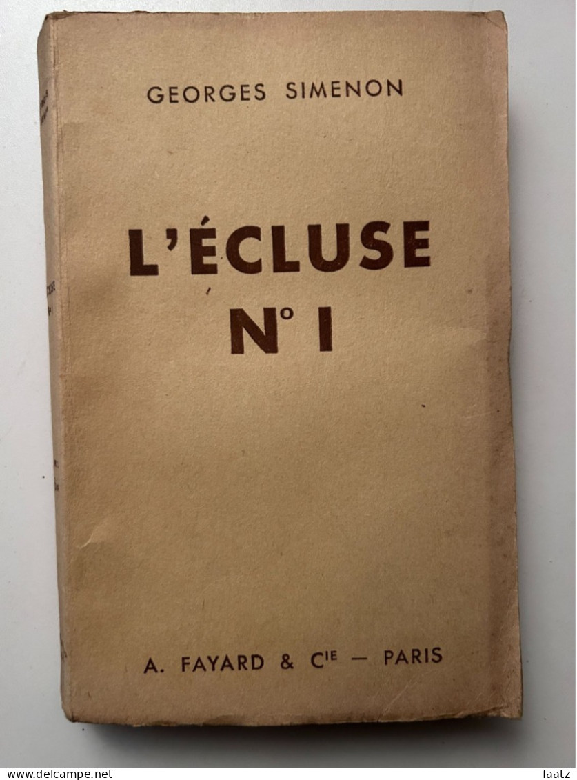 4 livres anciens classiques (1933-1952): Colette, Girault, Simenon, Zola