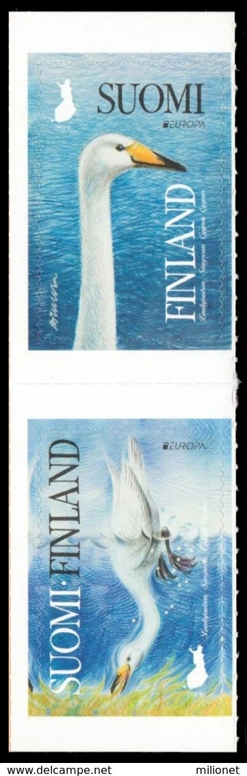 SALE!!! FINLANDIA FINLAND FINLANDE FINNLAND 2019 EUROPA CEPT BIRDS 2 Stamps Se-tenant MNH ** - 2019