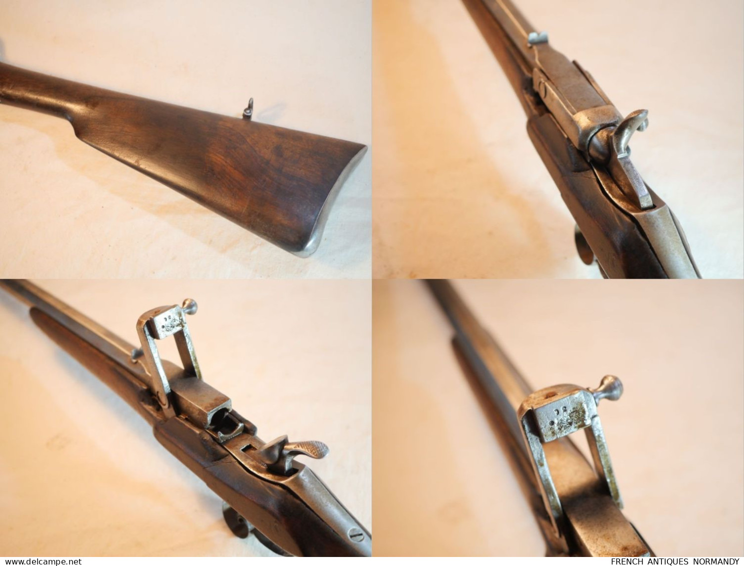 Carabine avant 1870 Warnant 9mm Manufacture Armes Saint Étienne percussion centrale chien externe JLB21WAR001