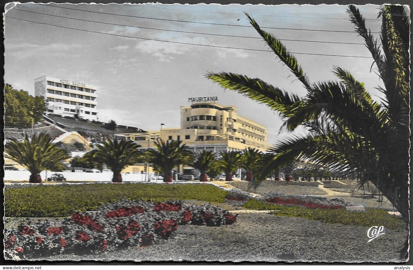 Morocco Agadir Hotel Gautier & Mauritania Old Real Photo PC 1957 Mailed - Agadir