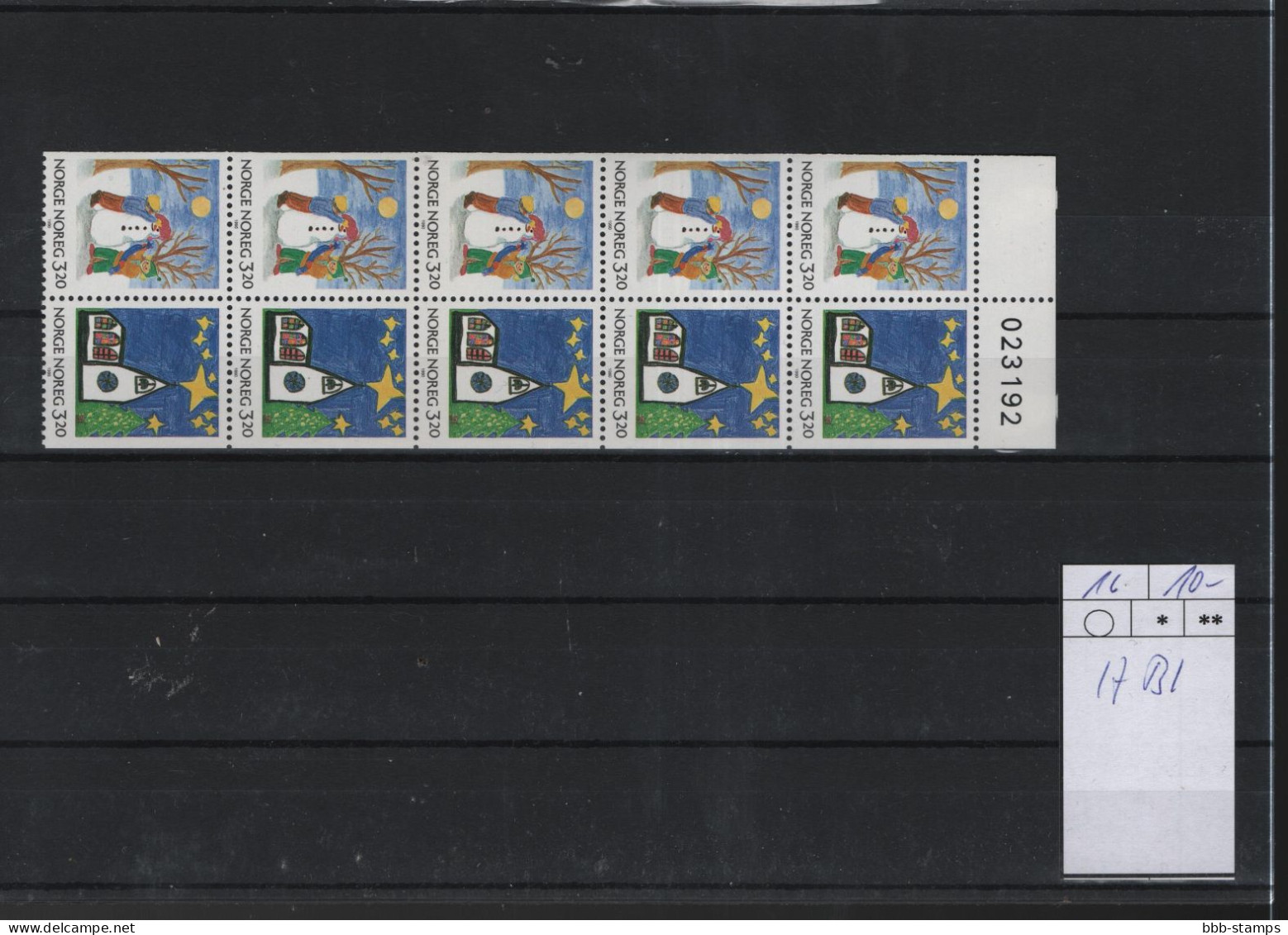 Norwegen Michel Cat.No. Booklet Mnh/** Pane 16 - Markenheftchen