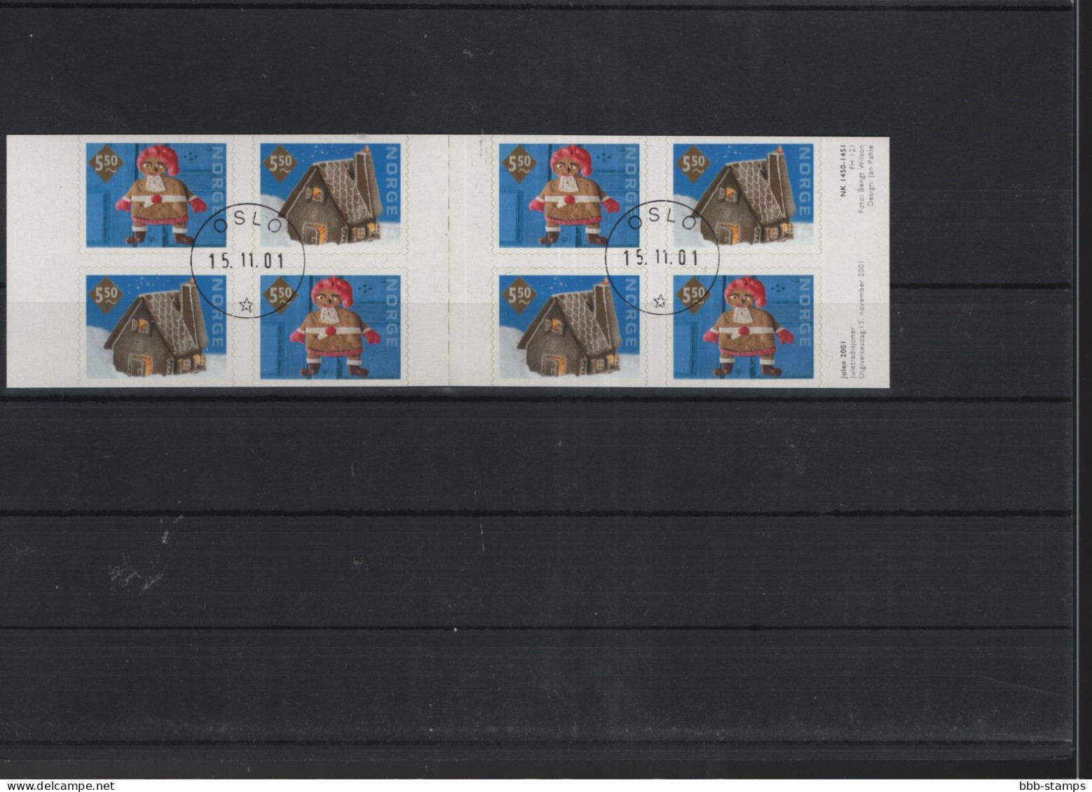 Norwegen Michel Cat.No. Booklet  Used 1411/1412   - Booklets