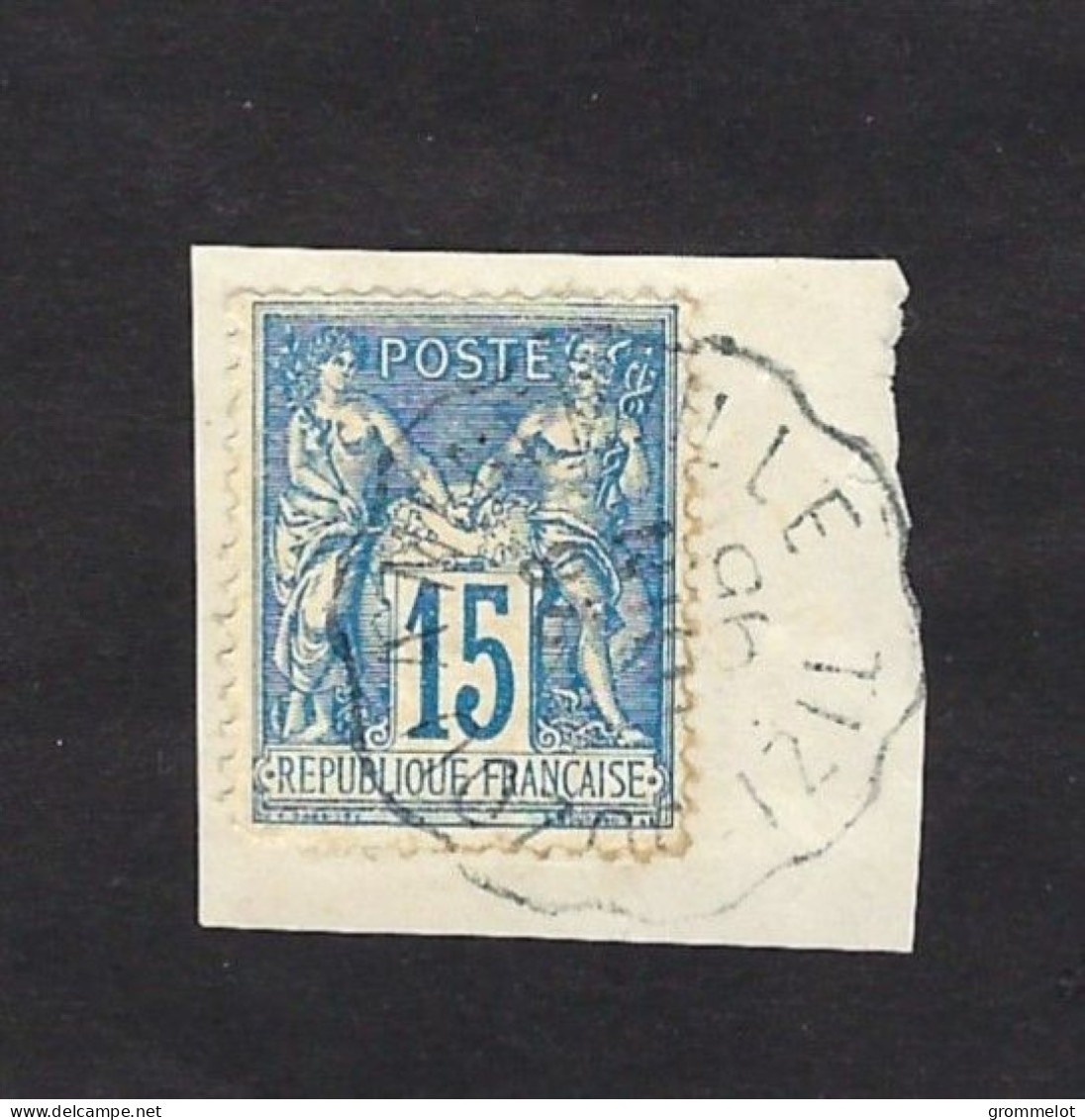 ALGERIE: Cachet Convoyeur Tiziouzou à Menerville - Used Stamps