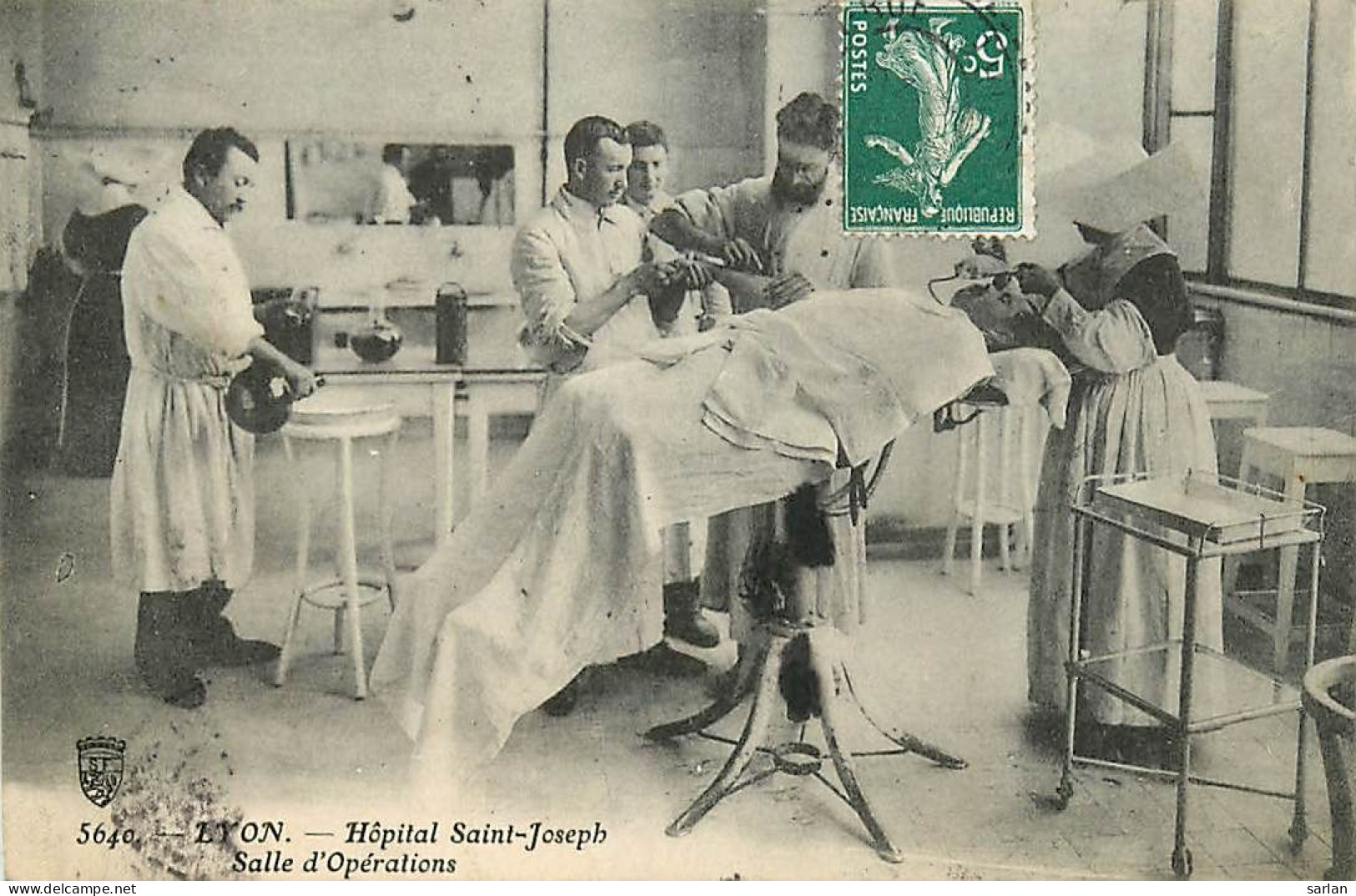 69 , LYON/7° , Hopital Saint Joseph , Salle D'opération , * 498 49 - Lyon 7