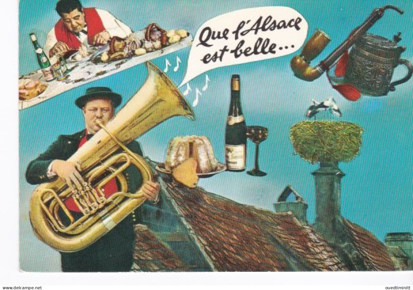 Alsace, Munster, 1971, Trombone Et Vin - Munster