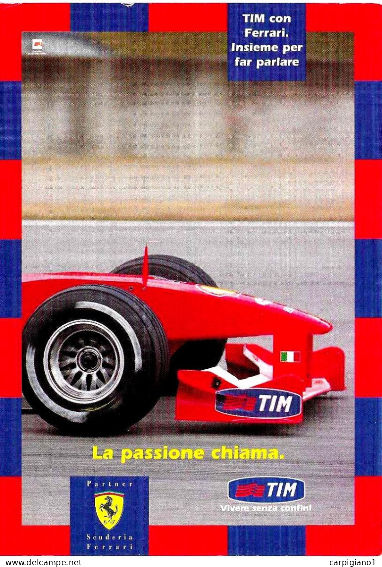 ITALIA ITALY - 2004 IMOLA (BO) 24° GP Auto F1 Campionato Mondo Su Cartolina Tim Ferrari - 9316 - 2001-10: Storia Postale