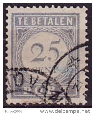 1912 Strafportzegels 25 Cent Blauw NVPH P 59 - Strafportzegels