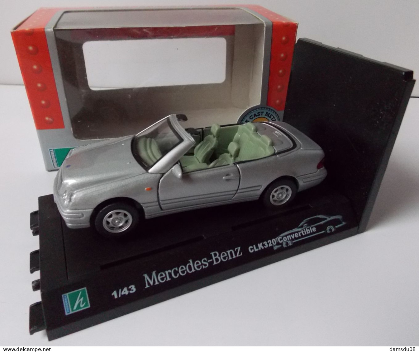 Cararama Mercedes CLK 320 Cabriolet Echelle 1/43 En Boite - Cararama (Oliex)