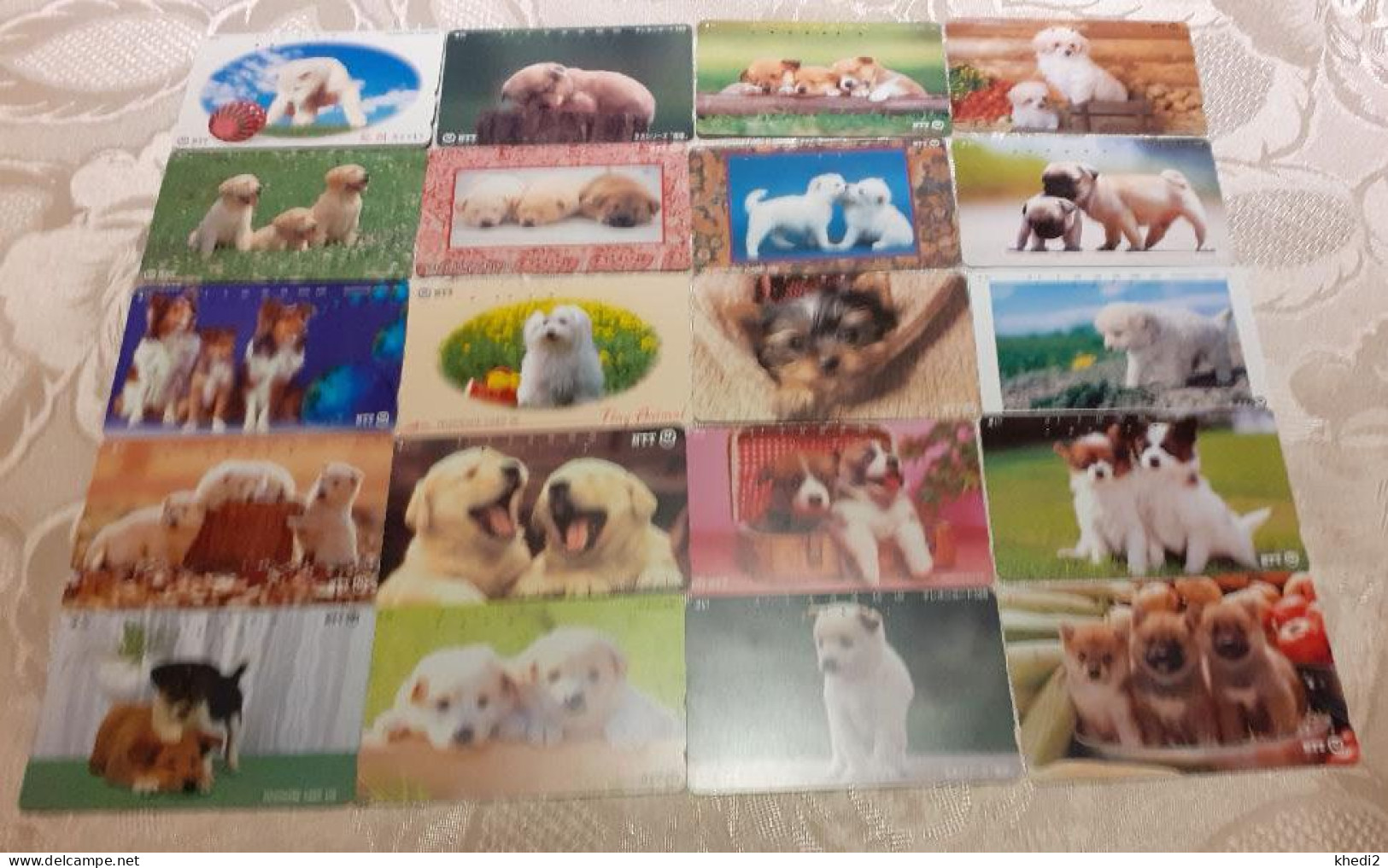 LOT De 180 Télécartes Différentes JAPON  - ANIMAL - CHIEN - DOG JAPAN Phonecards - HUND Telefonkarten - Giappone