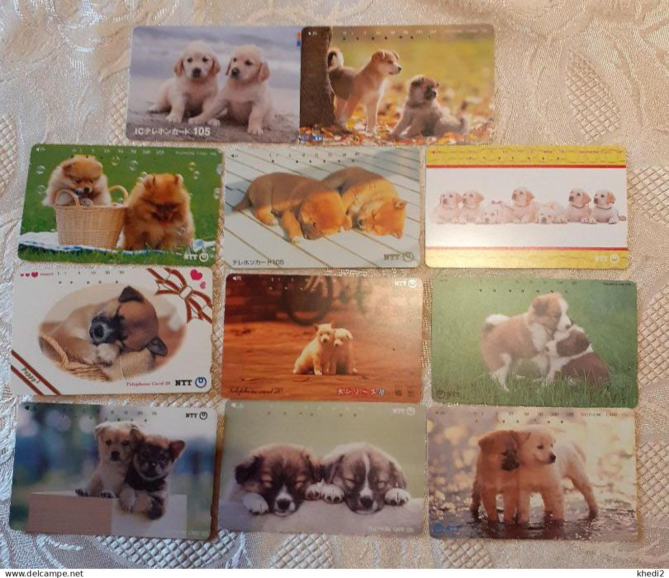 LOT De 180 Télécartes Différentes JAPON  - ANIMAL - CHIEN - DOG JAPAN Phonecards - HUND Telefonkarten - Giappone