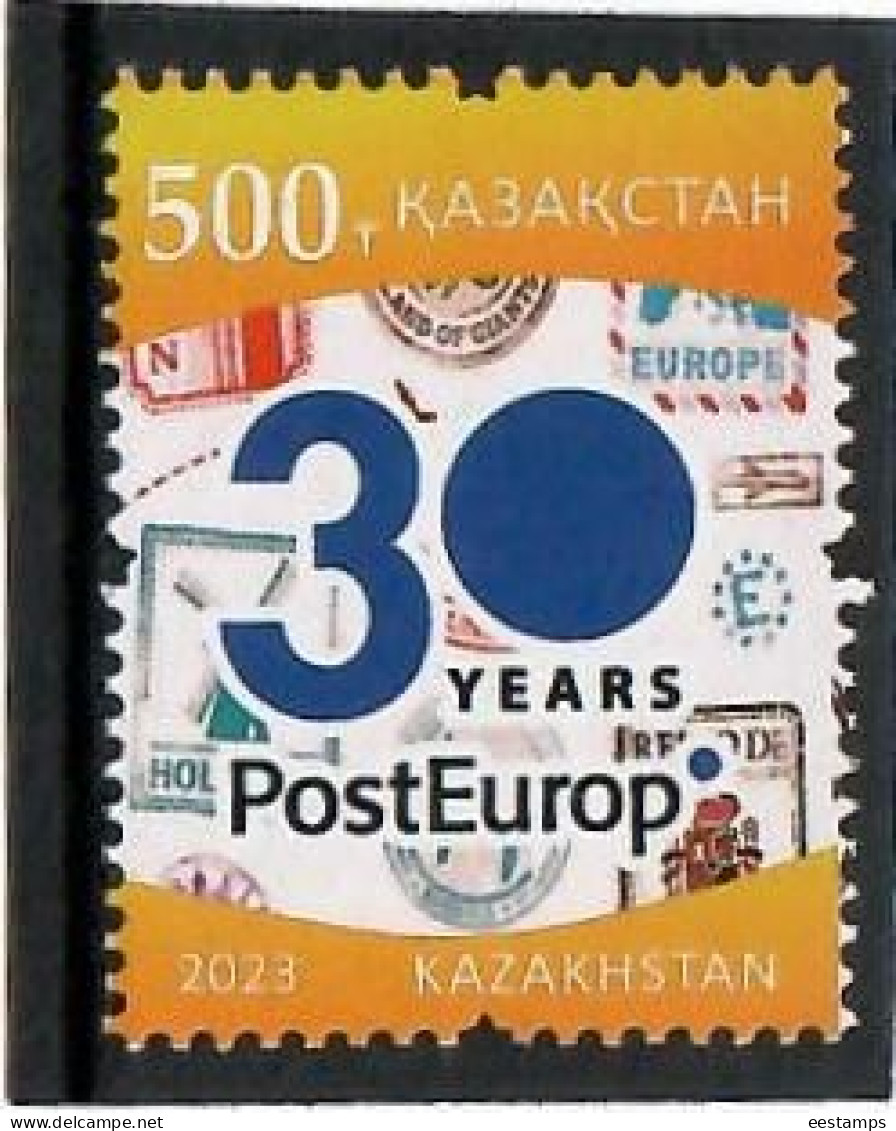 Kazakhstan 2023 . PostEurop - 30 Years. 1v. - Kazakhstan