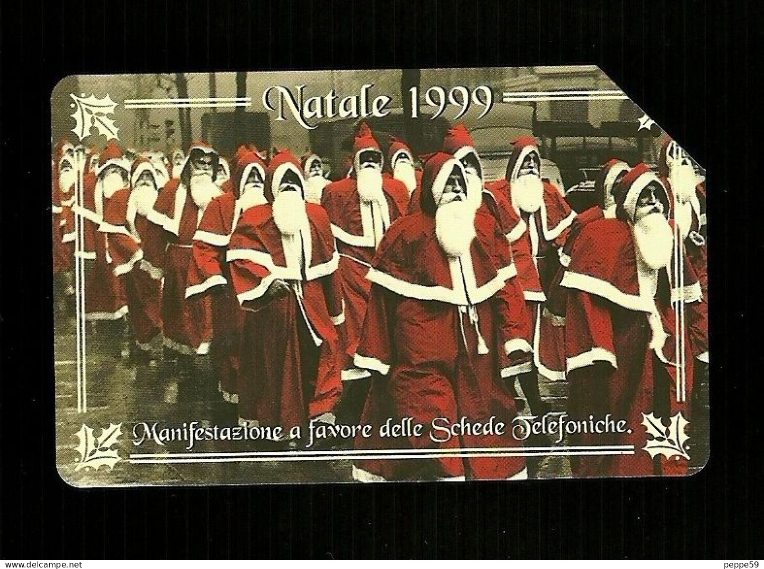 1112 Golden - Natale 1999 Da Lire 5.000 Telecom - Pubbliche Pubblicitarie