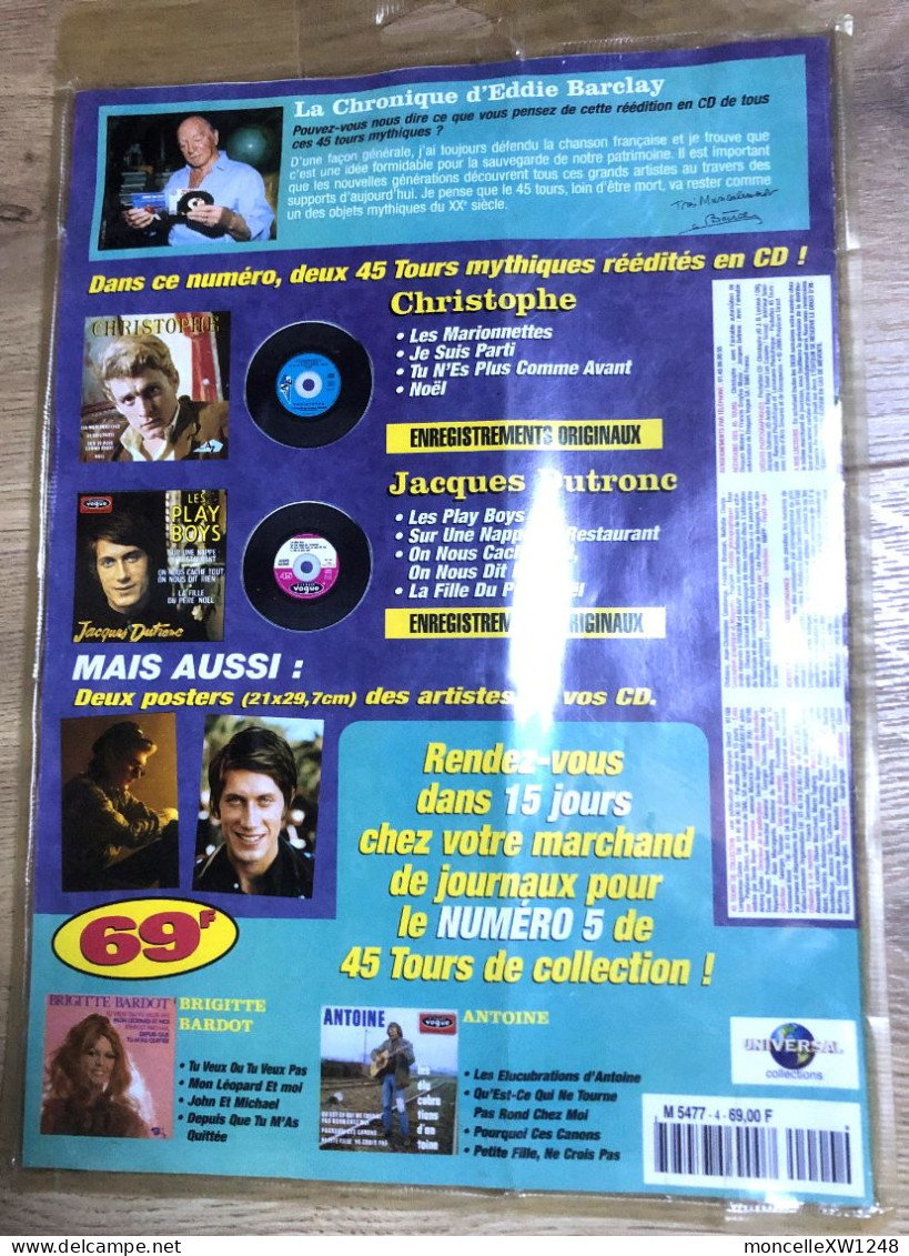 Christophe Et Jacques Dutronc - 2 X CD Replica 45 Tours De Collection - Disco & Pop