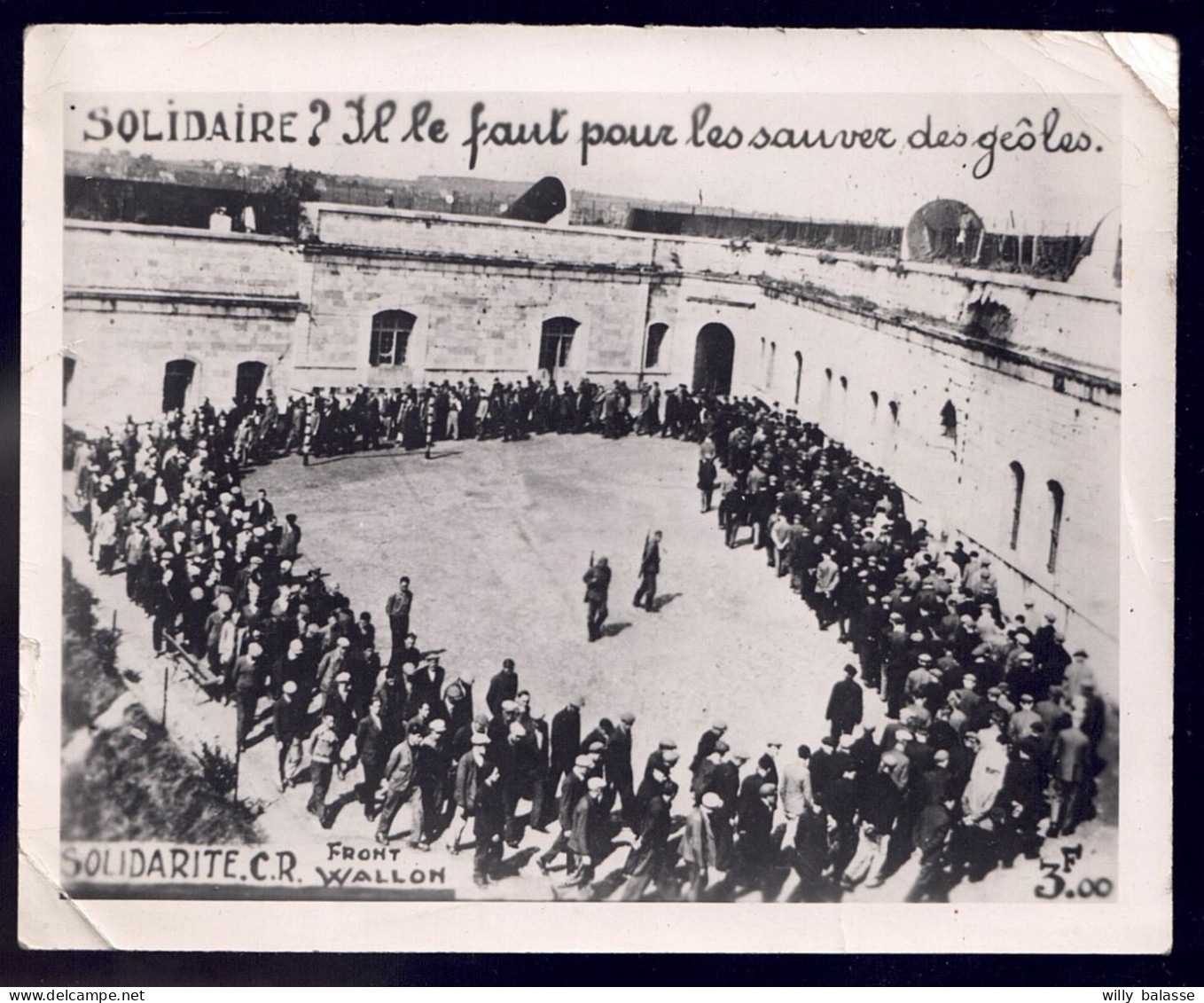 +++ Photo - HUY - Cour Du Fort - Guerre 1940-45  // - Huy