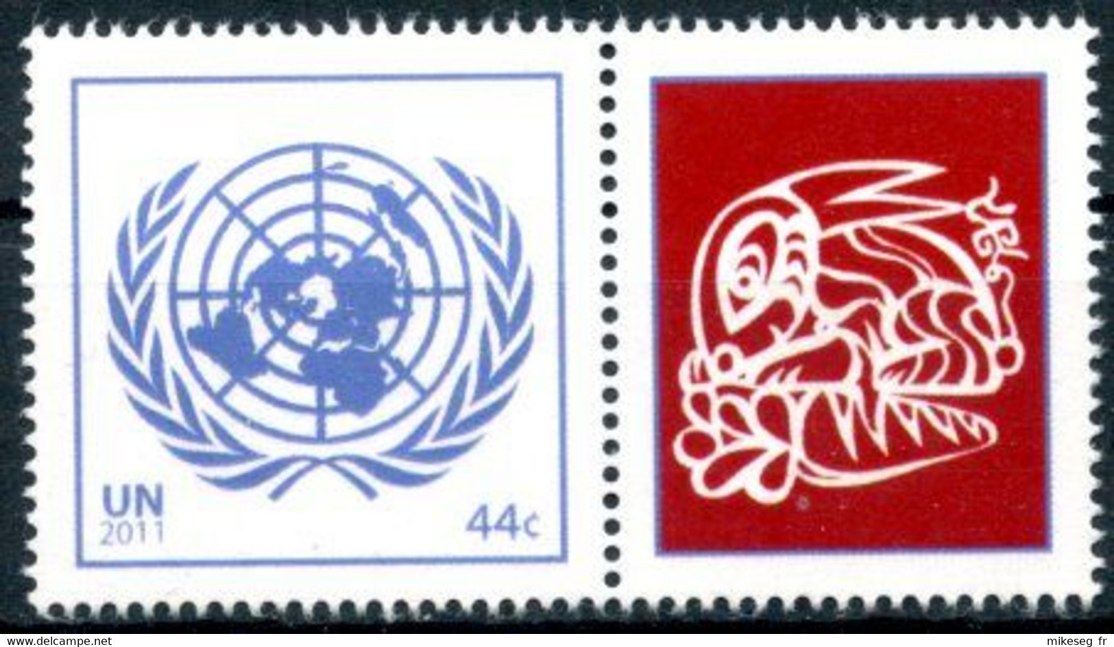 ONU New-York - "Chinese Lunar Calendar" Tous Les 16 Timbres De 2010 à 2024 Détachés De Feuille Perso ** - Astrologie