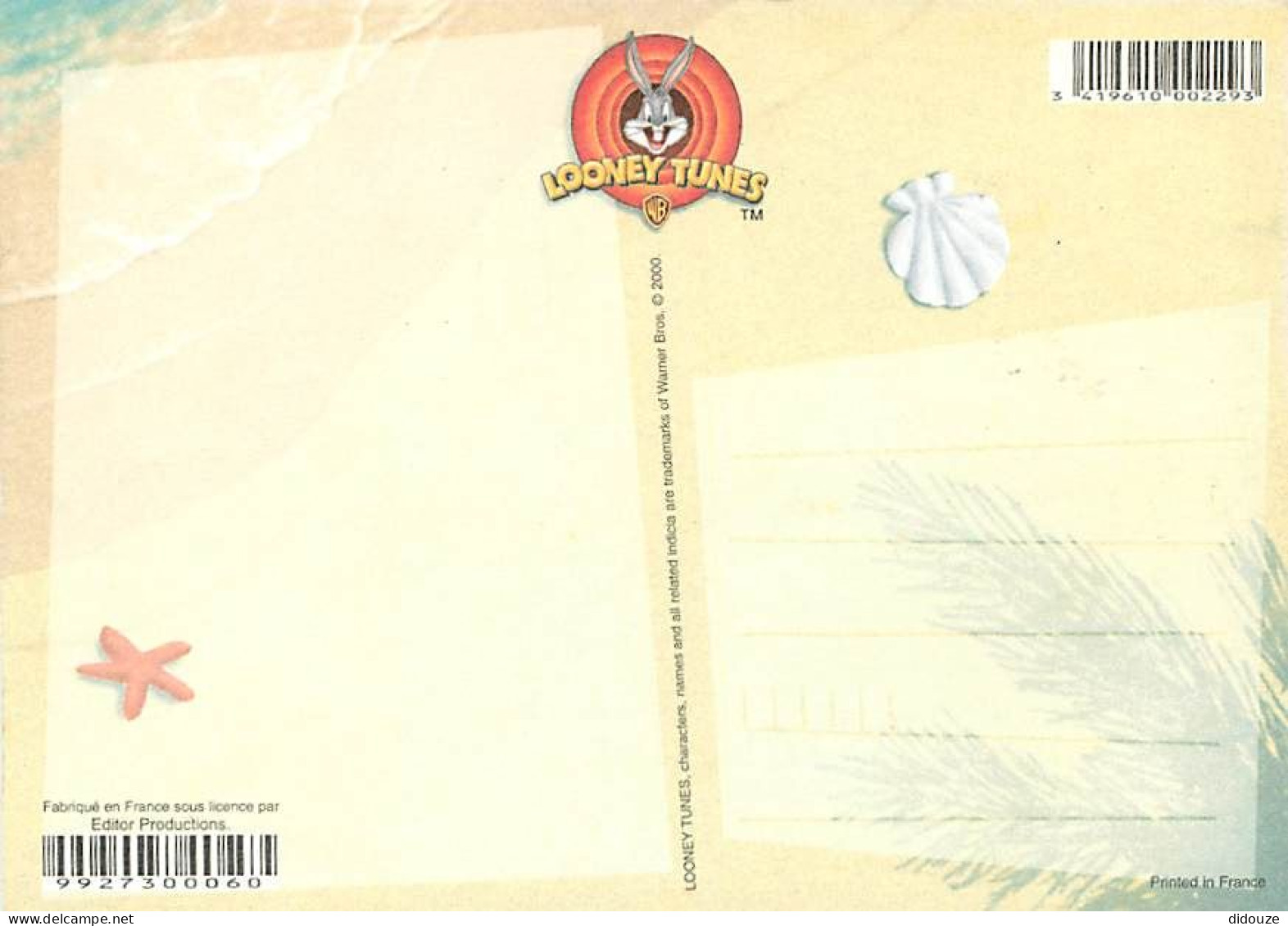 Bandes Dessinées - Looney Tunes - Lola Bunny - Illustration - Carte Neuve - CPM - Voir Scans Recto-Verso - Comicfiguren