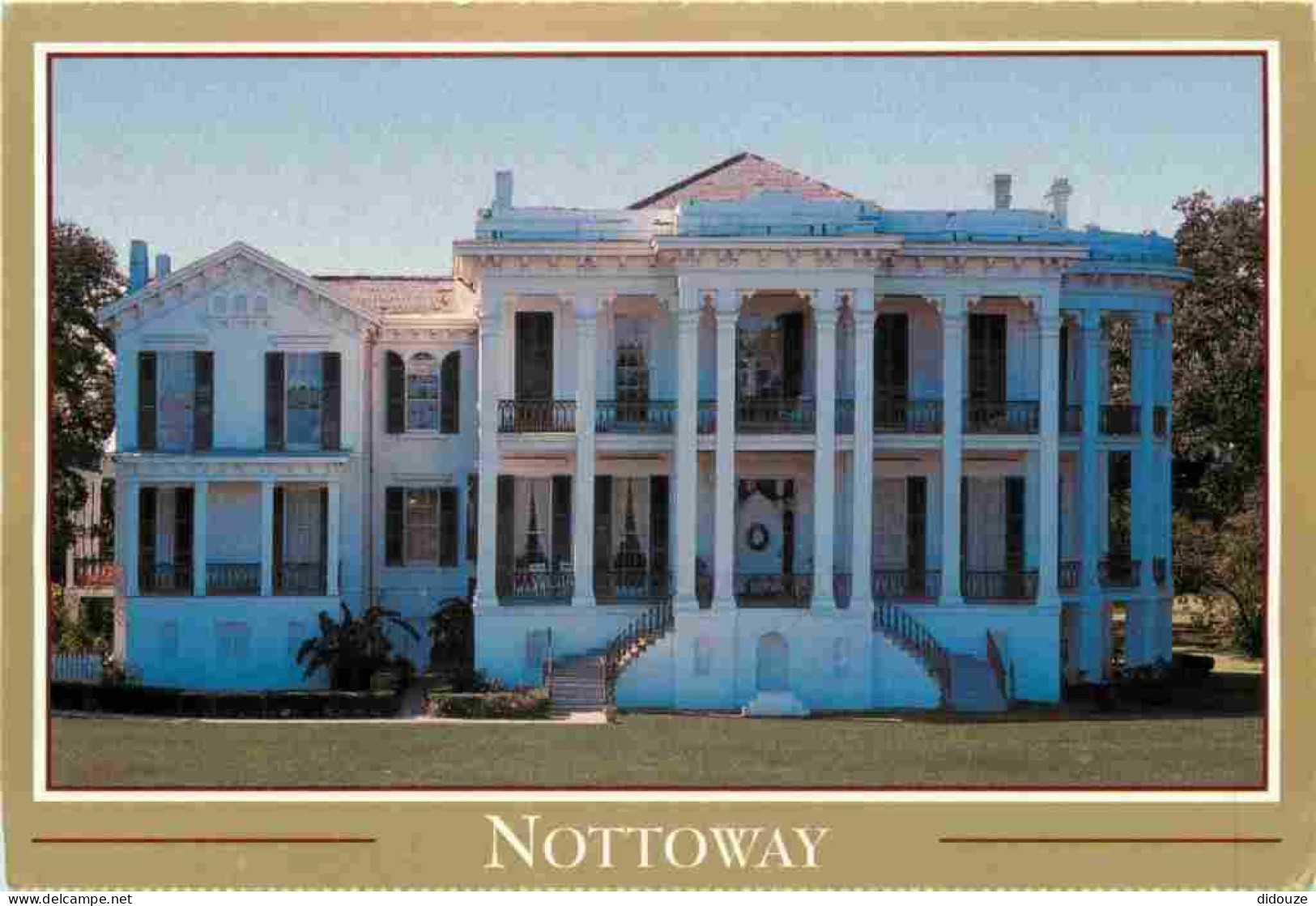 Etats Unis - White Castle - Nottoway Plantation - Built In 1859, Nottoway's Architecture Is A Blend Of Greek Revival And - Autres & Non Classés