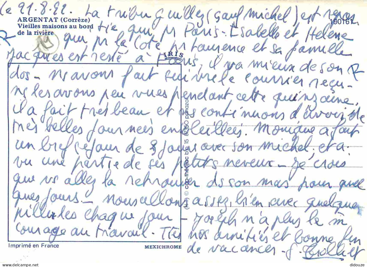 19 - Argentat - Vieilles Maisons Sur Les Bords De La Dordogne - CPM - Voir Scans Recto-Verso - Argentat