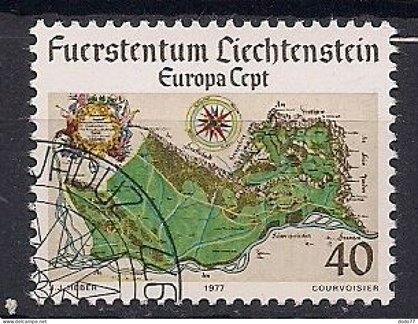 LIECHTENSTEIN     EUROPA     N°    612  OBLITERE - Oblitérés