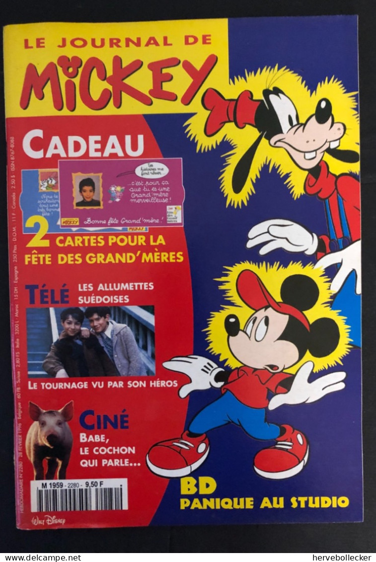 Le Journal De Mickey - Hebdomadaire N° 2280 - 1996 - Disney