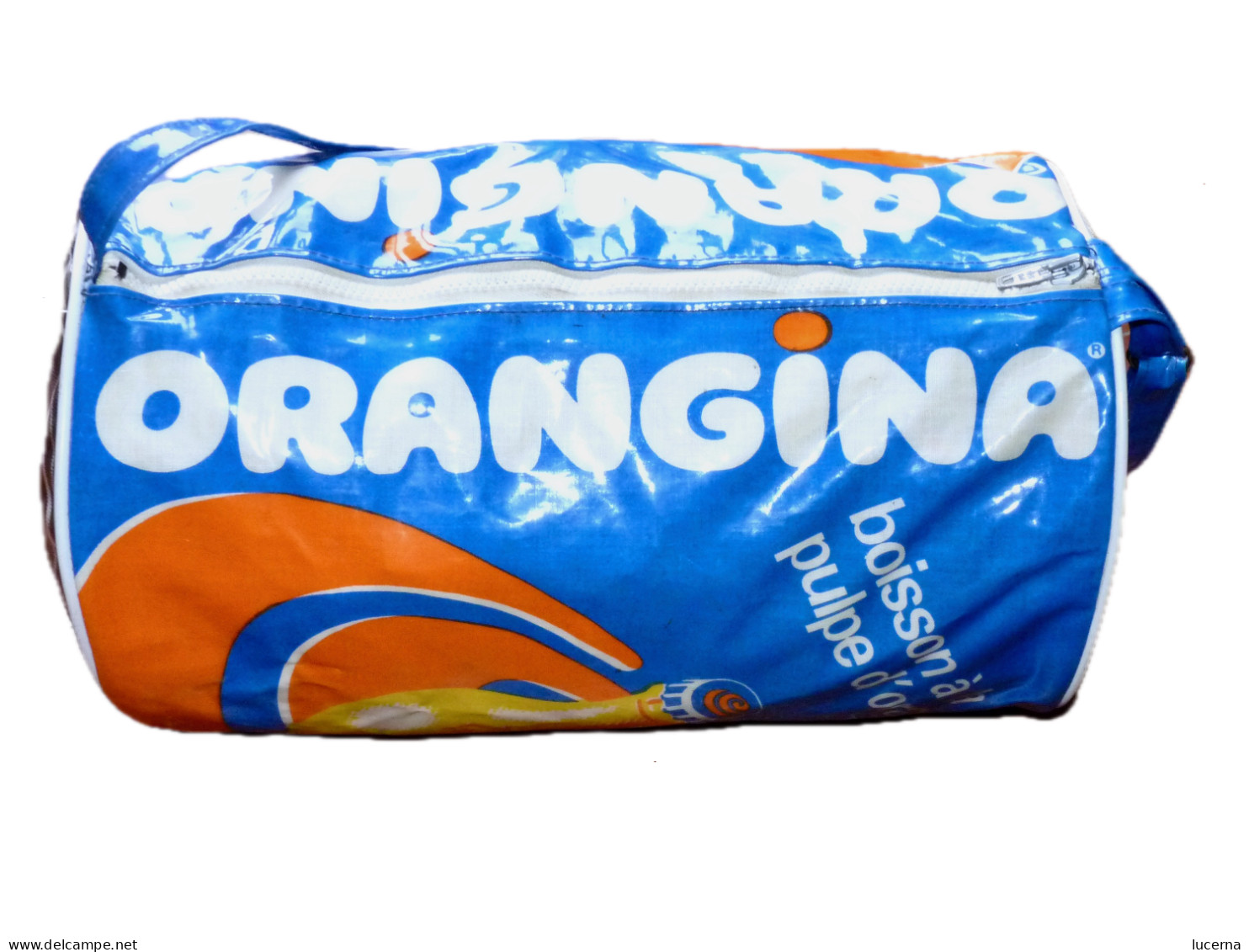 Sac Bandoulière Forme Canette Orangina Vintage Ancien - Lederwaren