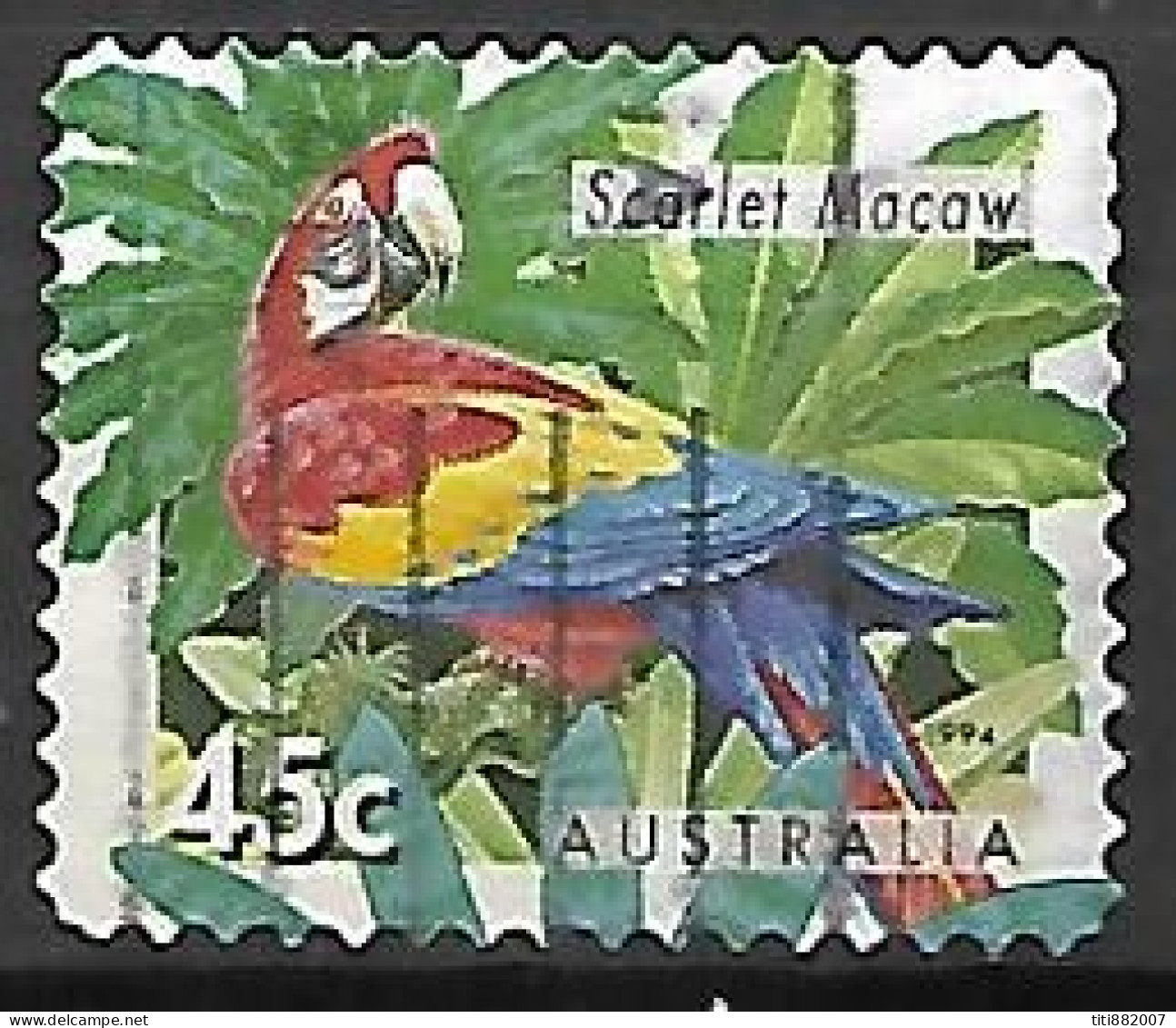 AUSTRALIE   -  1994.   Perroquet  .oblitéré - Parrots