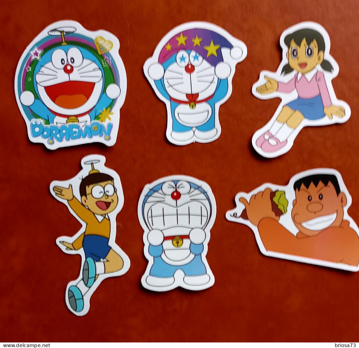 6 Stikers Doraemon - Andere & Zonder Classificatie