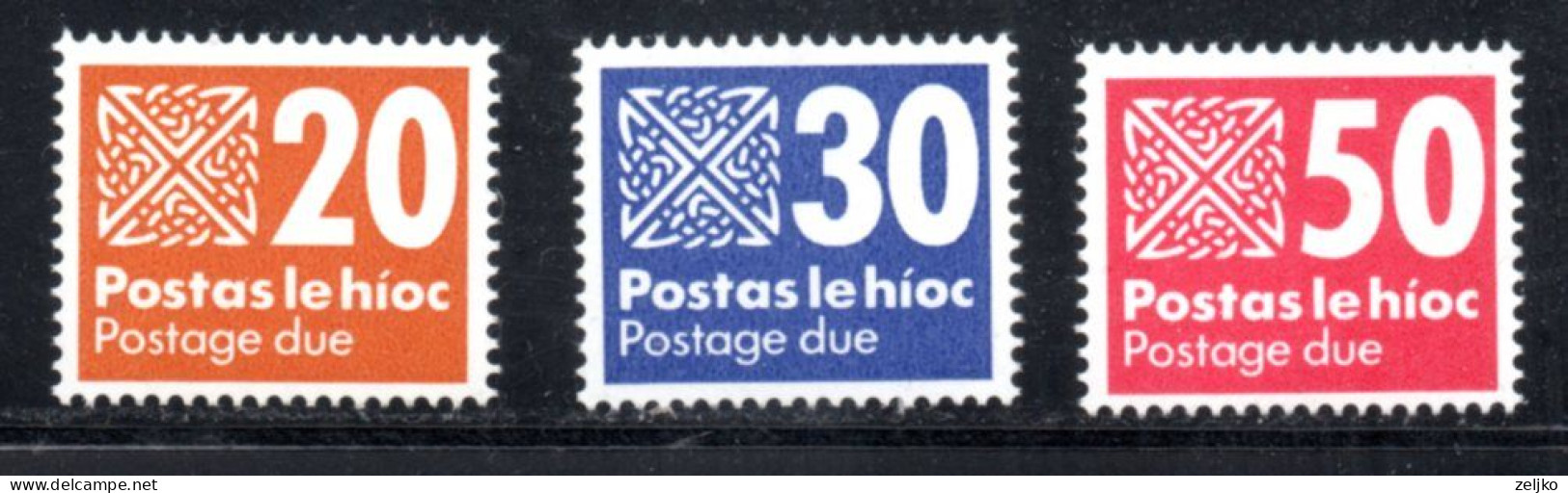 Ireland, Porto, MNH, 1985, Michel 32 - 34 - Strafport